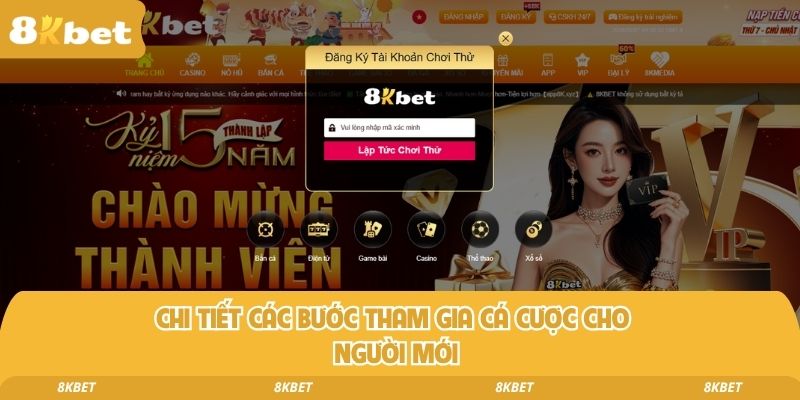 Chi tiết các bước tham gia cá cược cho người mới
